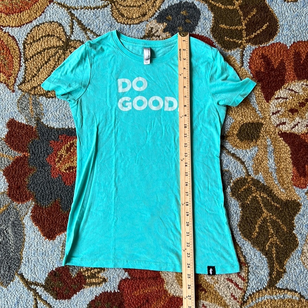 💖 Cotopaxi. Turquoise Short Sleeve Tee. Size M - Picture 3 of 4